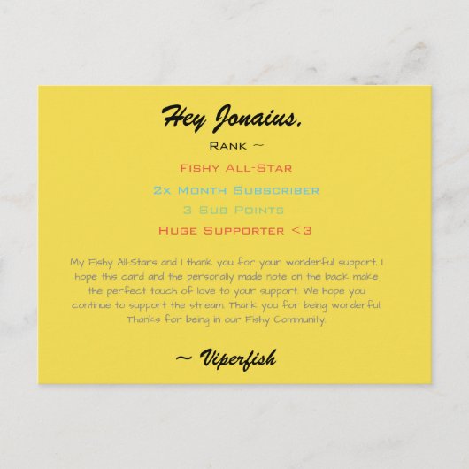 Carte Postale skrt skrtfahef (Devant)