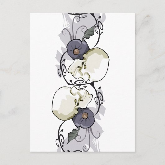 Carte Postale Skull 96 (Devant)