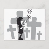 Carte Postale skull bubbbles (Devant)