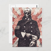 Carte Postale Skull kamikaze (Devant / Derrière)