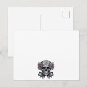 Carte Postale skull letter (Devant / Derrière)