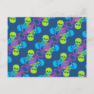 Carte Postale Skulls et Crossbones