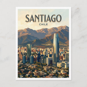 Carte Postale Sky Costanera Santiago Chili