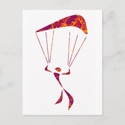 CARTE POSTALE SKY DIVE TERRAIN (Devant)