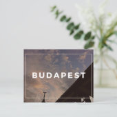 Carte postale Sky Nuageux Budapest (Debout devant)