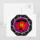 CARTE POSTALE SKY PLONGÉE PRÊT (Devant / Derrière)