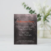 Carte postale Sky Red Mist Haunted Halloween Party (Debout devant)