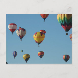 Carte postale Sky Remplie de ballon à air chaud