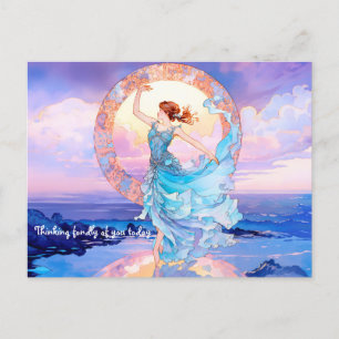 Carte Postale Skydancer sur la peinture à l'eau