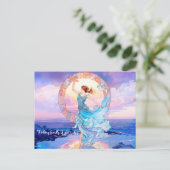 Carte Postale Skydancer sur la peinture à l'eau (Debout devant)