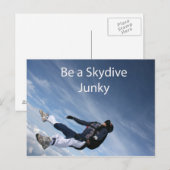 Carte Postale Skydive (Devant / Derrière)