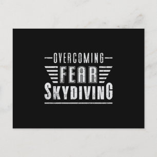 Carte Postale Skydive Skydive Skydiver Plane Jump Funny Cadeau