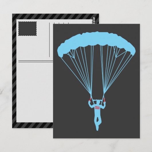 Carte Postale skydive suicide (Devant / Derrière)