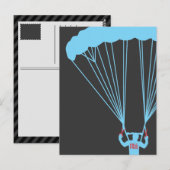 Carte Postale skydive suicide (Devant / Derrière)