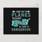 Carte Postale Skydiver Saut Hors Des Avions Skydive (Devant)