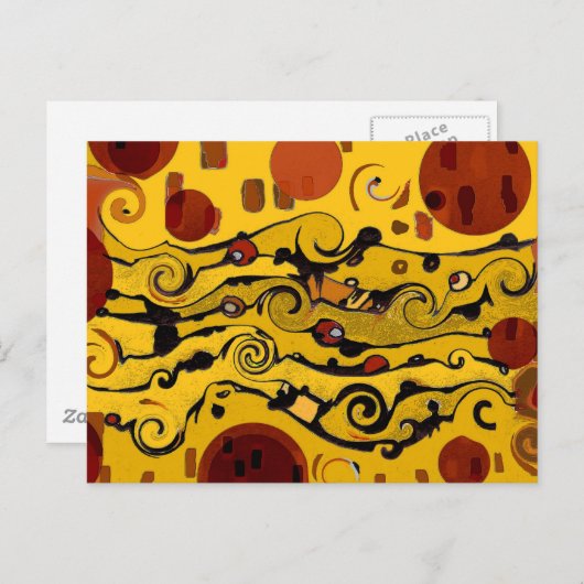 Carte Postale Skyland Abstrait (Devant / Derrière)