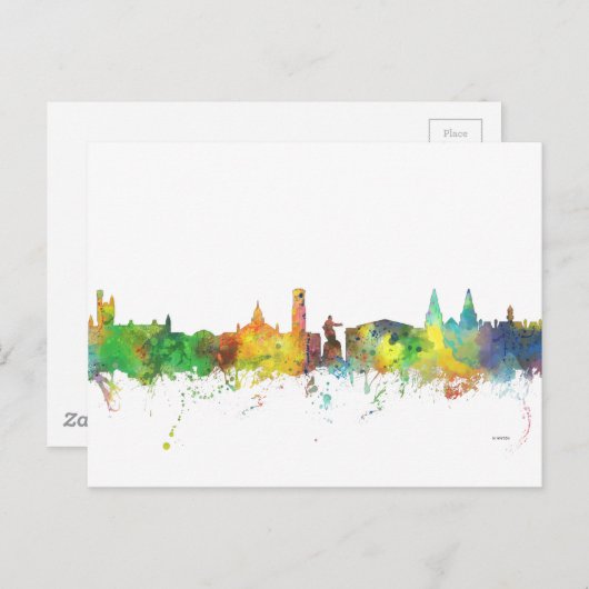 CARTE POSTALE SKYLINE ABERDEEN (Devant / Derrière)