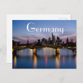 Carte Postale Skyline Allemagne (Devant / Derrière)