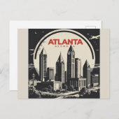 Carte Postale Skyline Atlanta Georgia (Devant / Derrière)