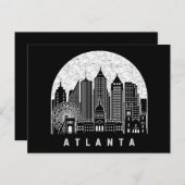 Carte Postale Skyline Atlanta Georgia (Devant / Derrière)