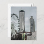 Carte Postale Skyline Atlanta Georgia (Devant / Derrière)