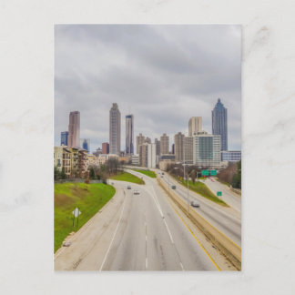 Carte Postale Skyline Atlanta sur l'autoroute