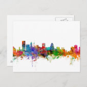 Carte Postale Skyline Baltimore Maryland (Devant / Derrière)