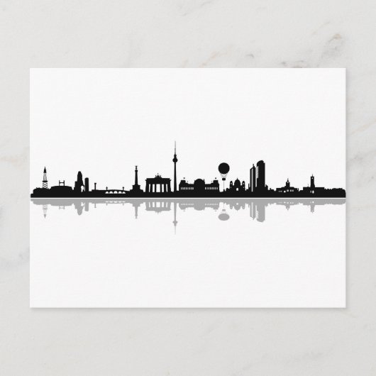 Carte Postale Skyline Berlin (Devant)