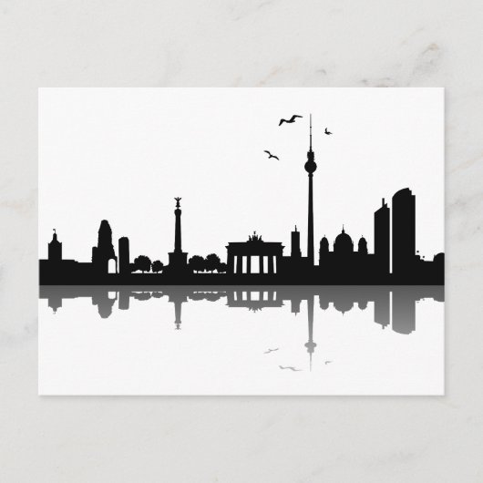 Carte Postale Skyline Berlin (Devant)