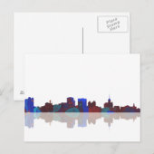 Carte Postale Skyline Buffalo New York (Devant / Derrière)