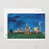 Carte Postale skyline charlotte nc (Devant / Derrière)