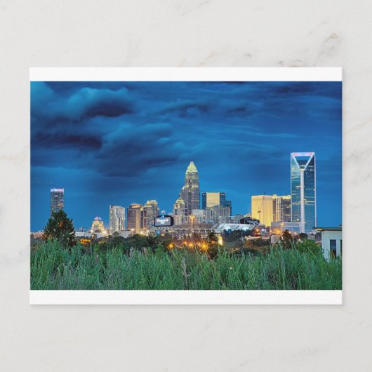 Carte Postale skyline charlotte nc (Devant)