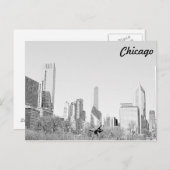 Carte Postale Skyline Chicago (Devant / Derrière)