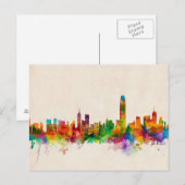 Carte Postale Skyline Cityscape de Hong Kong (Devant / Derrière)