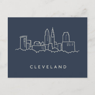 Carte Postale Skyline Cleveland Ohio
