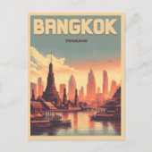 Carte Postale Skyline de Bangkok - Thailande cadeaux de voyage (Devant)