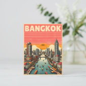 Carte Postale Skyline de Bangkok - Thailande cadeaux de voyage (Debout devant)