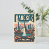 Carte Postale Skyline de Bangkok - Thailande cadeaux de voyage (Debout devant)