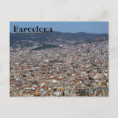 Carte Postale Skyline de Barcelone (Devant)