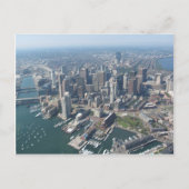 Carte Postale Skyline de Boston (Devant)