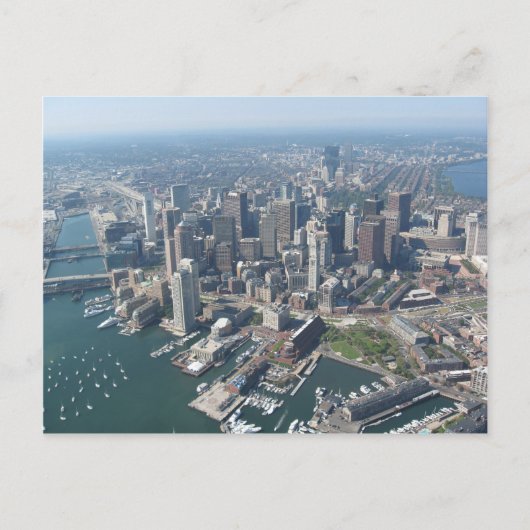 Carte Postale Skyline de Boston (Devant)