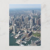 Carte Postale Skyline de Boston (Devant)