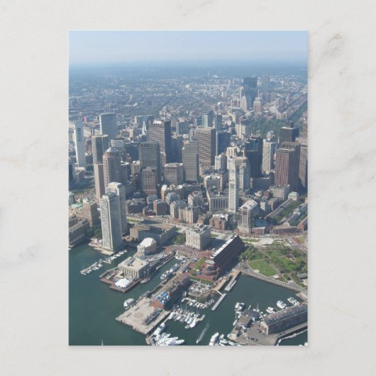 Carte Postale Skyline de Boston (Devant)