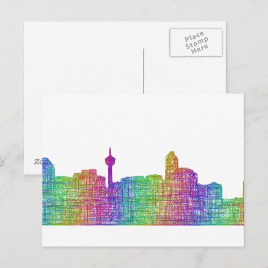 Carte Postale Skyline de Calgary (Devant / Derrière)