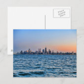 Carte Postale Skyline de Chicago (Devant / Derrière)