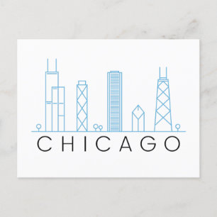 Carte Postale Skyline de Chicago