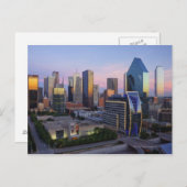 Carte Postale Skyline de Dallas (Devant / Derrière)