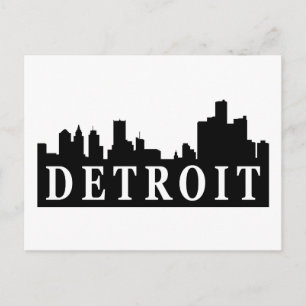 Carte Postale Skyline de Détroit