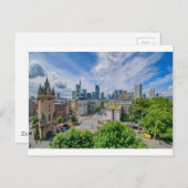 Carte Postale Skyline de Francfort (Devant / Derrière)