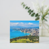 Carte Postale Skyline de Honolulu, Hawaii. (Debout devant)